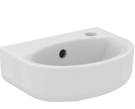 Ideal Standard Connect Fontein Arc 350x200 mm rechts Glossy white