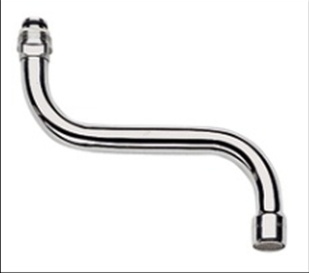 Grohe s-uitloop chr 150mm M22