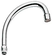 Grohe hu-uitloop chr 140mm voor 26014