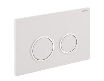 Geberit Sigma20 duwplaat wit/chroom/wit