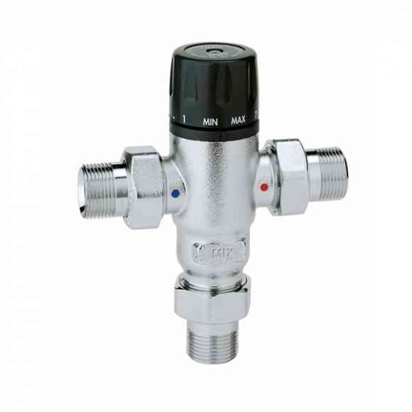 Caleffi regelbaar thermostatisch mengventiel 3/4" 30-65C