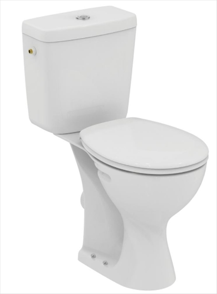 Ideal Standard Alpha WC verhoogd voor combinatie H/PK Glossy white