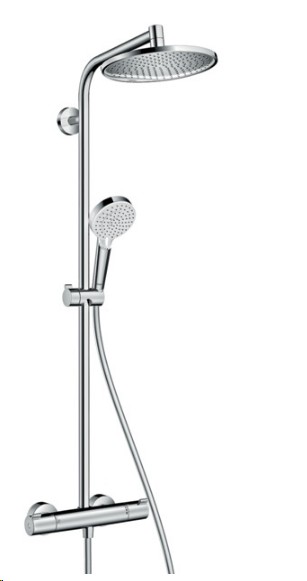 Hansgrohe Crometta S Showerpipe 240 1jet Eosmart chroom