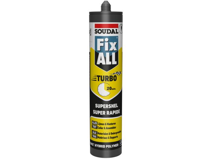 Soudal 290mL Fix ALL Turbo wit/blanc wit