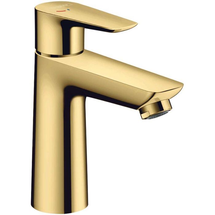 Hansgrohe Talis E 100 goud wastafelmengkraan coolstart popup