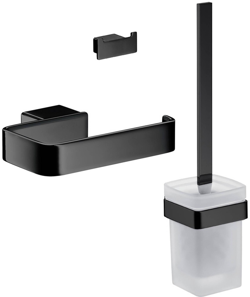 Emco Loft black toiletset