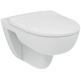 Ideal Standard i.life A PACK wand-WC universele D-shape RimLS+® met zitting & deksel wrapover softclose Glossy white