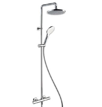 Cristina Prime showerpipe hoofddouche 250 - 3jet handdouche chroom