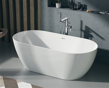 Duravit Durakanto 160x75 wit vrijstaand bad incl. afvoer