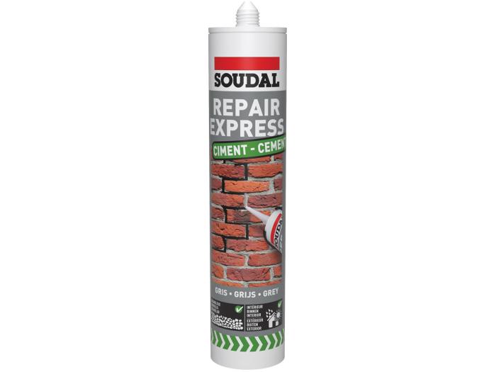 Soudal 290 ML REPAIR EXPRESS CEMENT grijs grijs