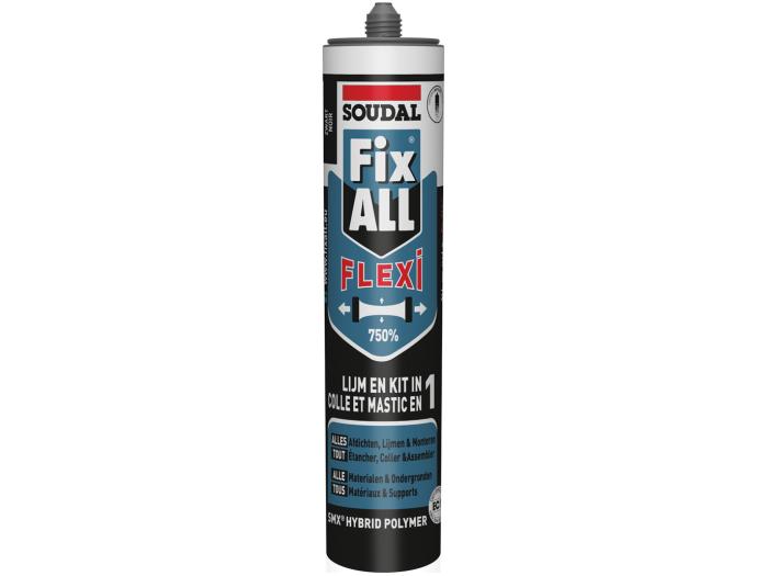 Soudal 290mL Fix All Flexi Black zwart