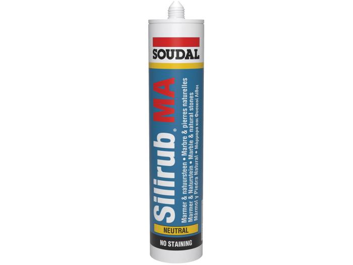 Soudal 300mL Silirub MA Transparent transparant