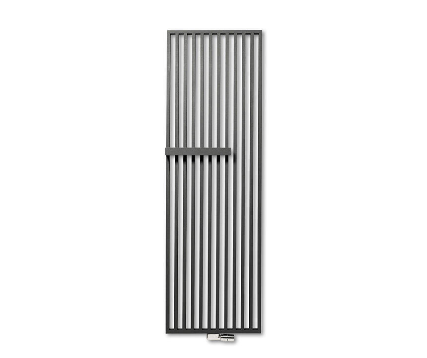 Vasco Arche Verticaal VVL radiator met beugel links B470 x H1800 - kleur RAL9016 Wit