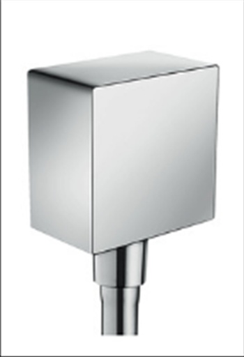 [26455000] Hansgrohe Fixfit Sqaere muuraansluitbochtchroom