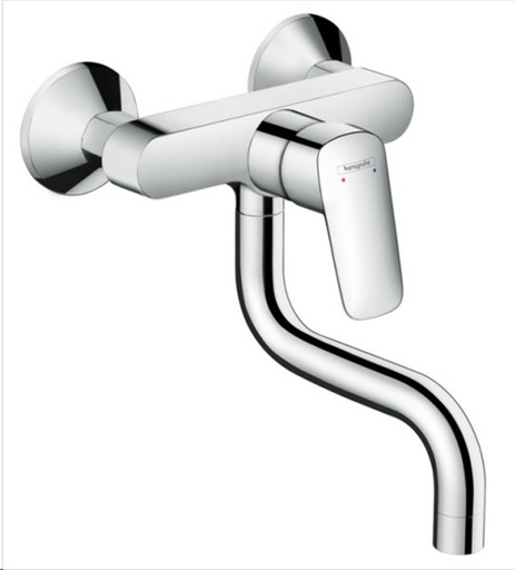 [71836000] Hansgrohe Logis keukenmuurmengkraan met draaibare uitloop