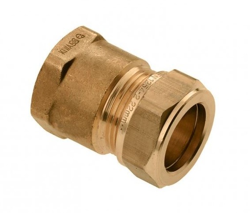 [81203] Bonfix Knelfitting water - recht 3/8 F x 10 mm