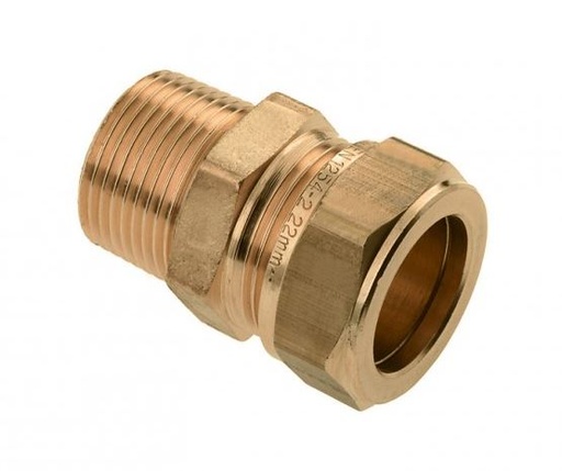 [81109] Bonfix Knelfitting water - recht 3/8 M x 8 mm