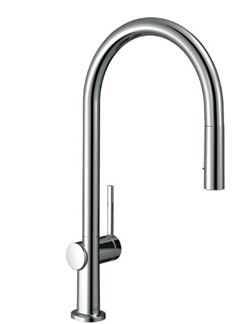 [72800000] Hansgrohe Talis M54 keukenmengkraan 210 2jet chroom+uittr.vuistd.