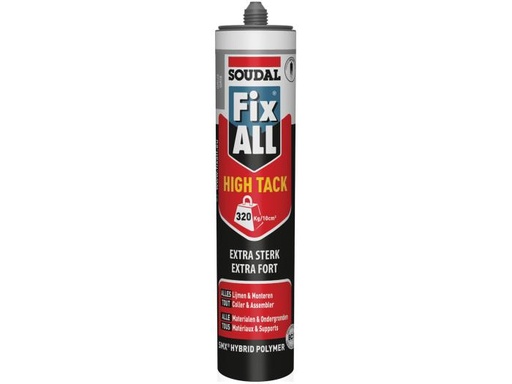 [100270] Soudal 290mL Fix All High Tack grey N/F grijs