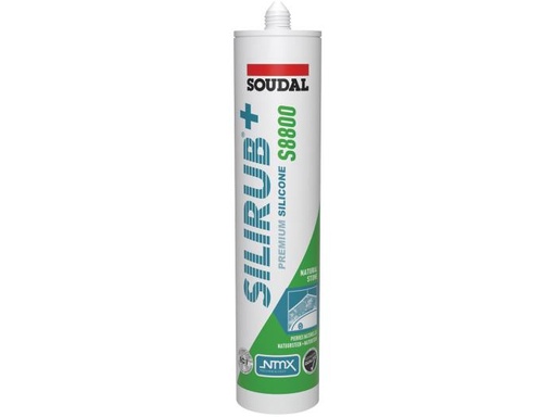 [159968] Soudal 300mL Silirub+ S8800pp mat anthraciet mat anthraciet