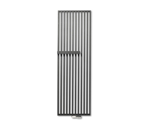 [118047180LB1000] Vasco Arche Verticaal VVL radiator met beugel links B470 x H1800 - kleur RAL9016 Wit